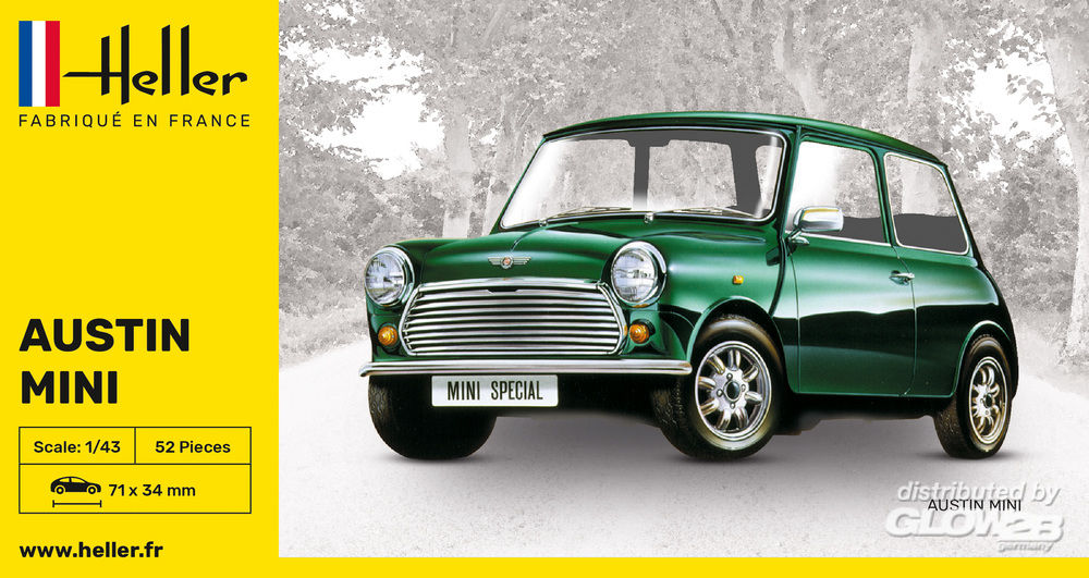 Heller 80153 - Austin Mini 1/43rd Scale